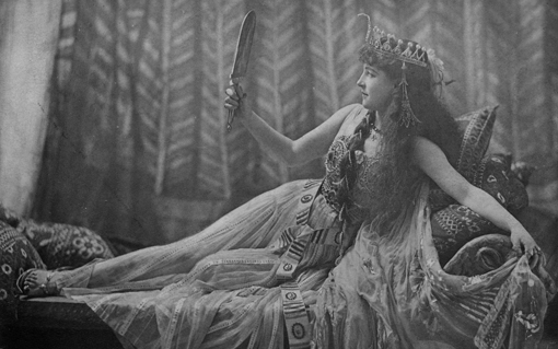Lillie Langtry as Cleopatra circa 1891 (Image: Library of Congress / CC attribution).