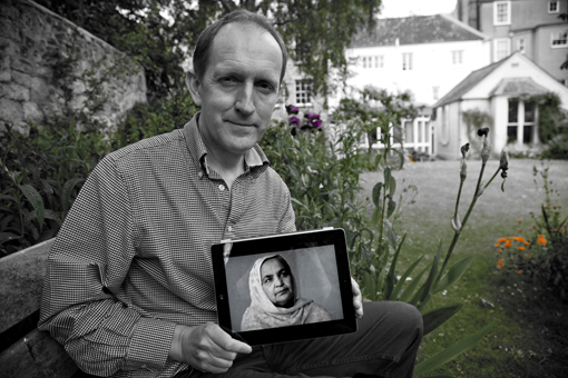 OU Enterprise Development Academic Richard Blundel nominates the co-founder of the Kwendo Kor charity, Maryam Bibi as his 'Unlikely Leader' (image cortesy of: Rose De Larrabeiti /Whistledown).